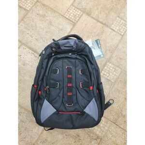Samsonite CROSSCUT BACKPACK,  Black And Red, Travel Or Work Backpack